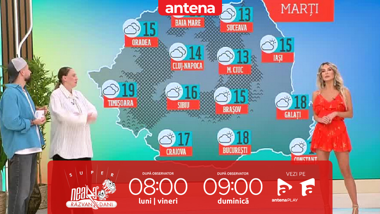 Neatza de Weekend, 19 octombrie 2025. Prognoza meteo cu Flavia Mihășan: Vreme rece, cu maxime cuprinse &icirc;ntre 6 și 17 grade Celsius
