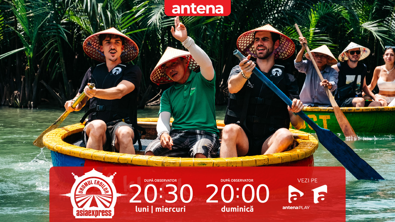 Asia Express, 19 octombrie 2025. Cum s-au descurcat vedetele la misiunea cu bărcuțele rotunde