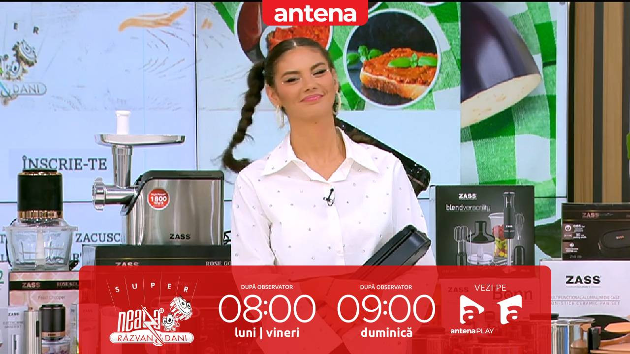 Super Neatza, 21 octombrie 2025. Super Neatza, 20 octombrie 2025. Concursul &rdquo;Dă-te mare, cu zacusca din dotare!&rdquo;. Cum s-a descurcat Diana Valentina Jalba