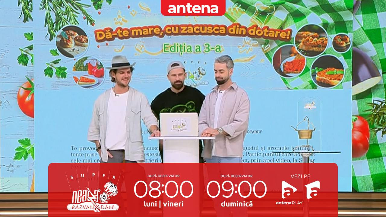 Super Neatza, 22 octombrie 2025. Concursul &rdquo;Dă-te mare, cu zacusca din dotare!&rdquo;. Cum s-a descurcat Alina Ghiocel