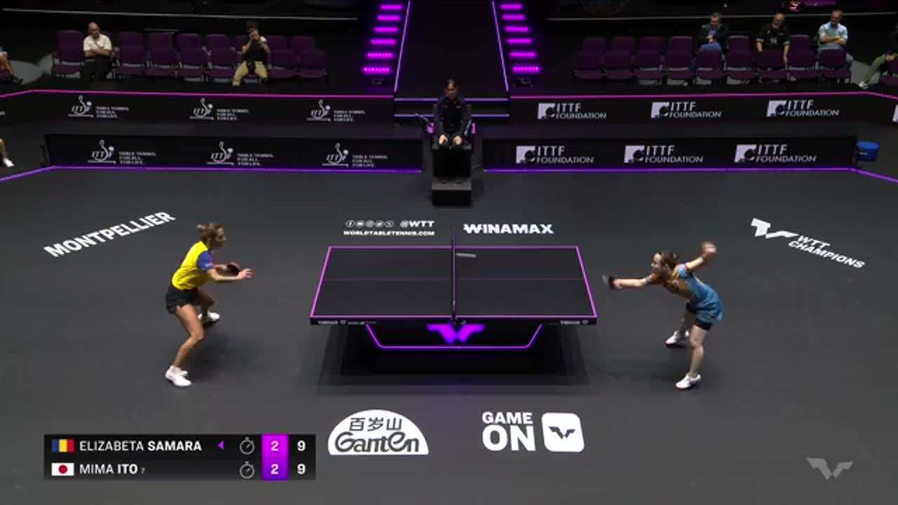 Tenis de masă | WTT Champions Montpellier 2025: Mima Ito vs. Elizabeta Samara