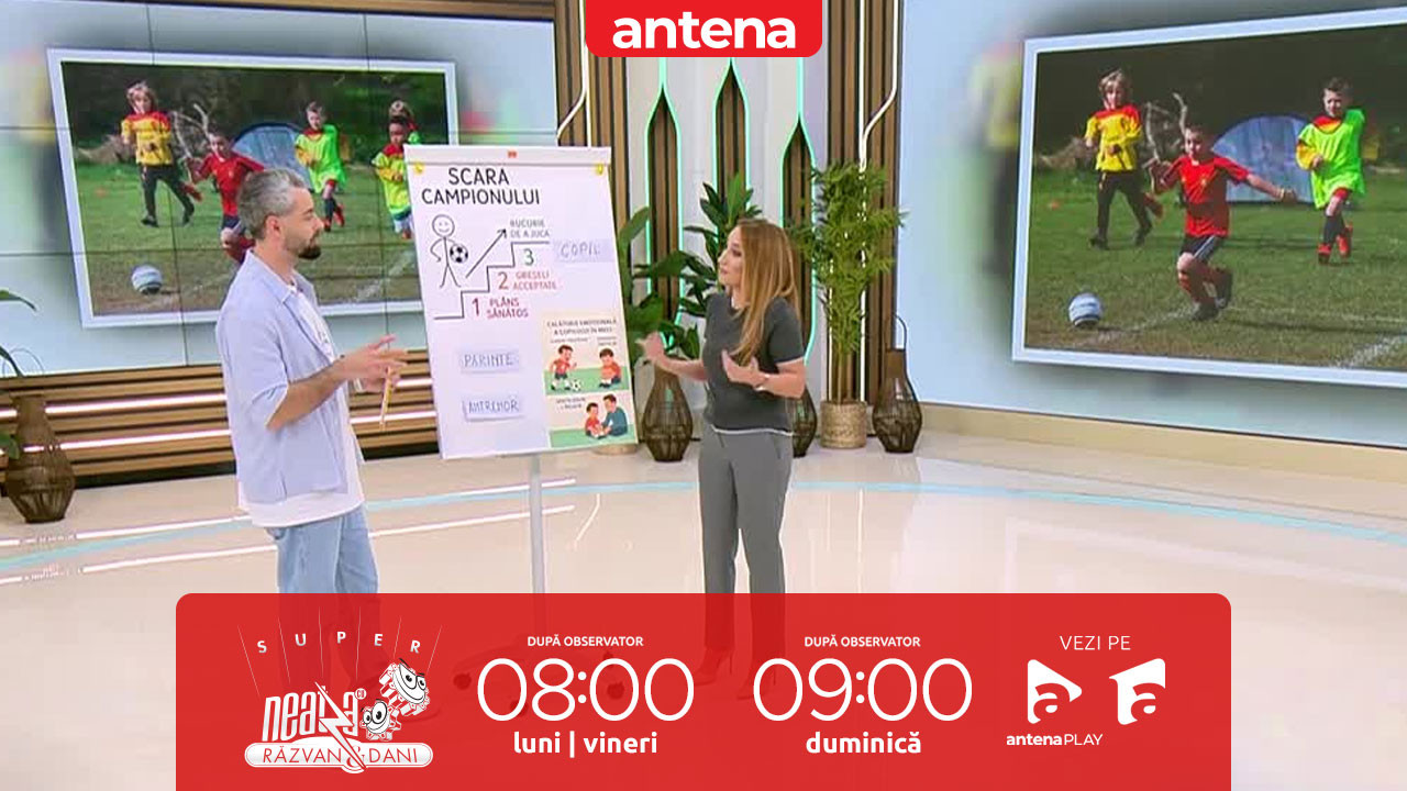 Super Neatza, 30 octombrie 2025. Cum pot fi antrenați copiii să-şi gestioneze emoțiile &icirc;nainte, &icirc;n timpul şi după o competiție