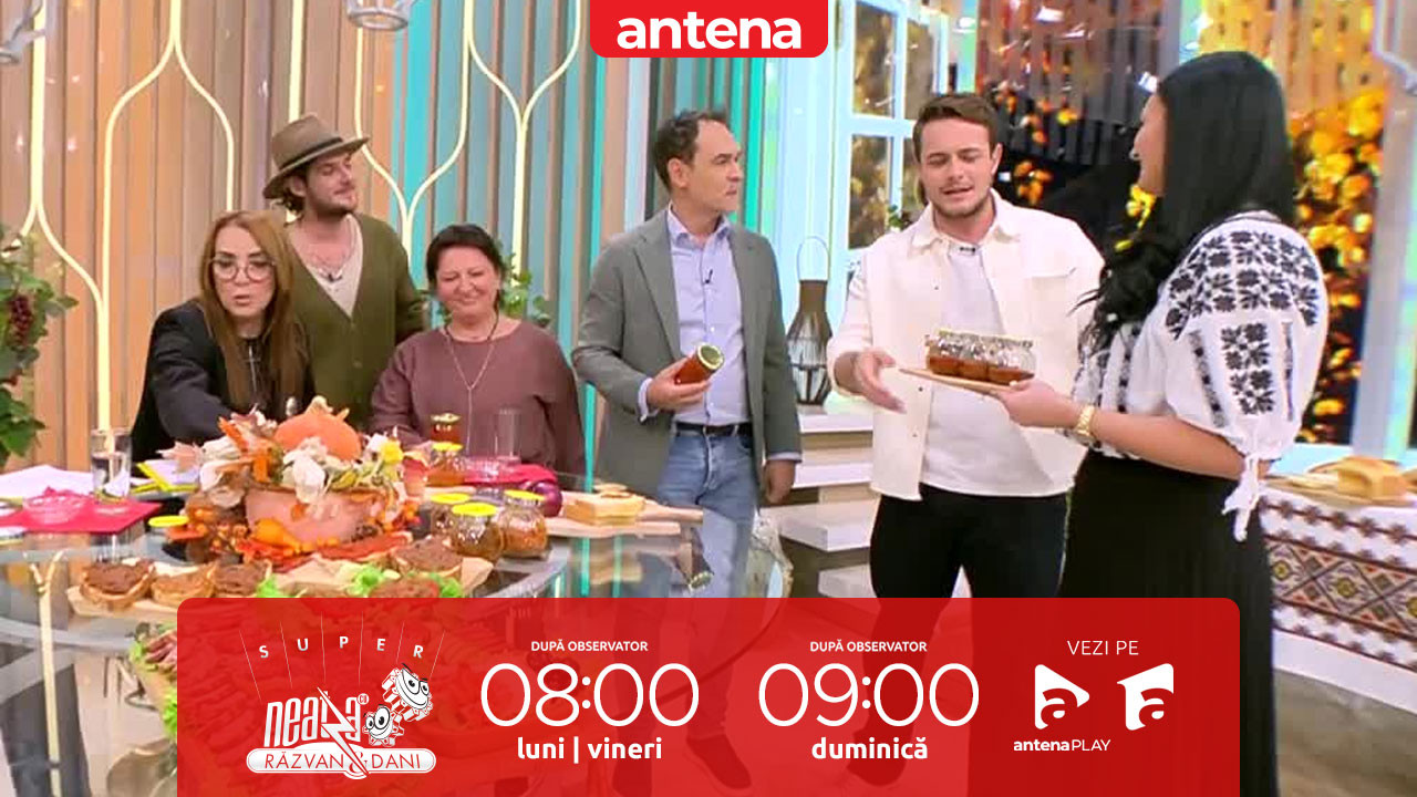 Super Neatza, 31 octombrie 2025. Finala concursului &rdquo;Dă-te mare, cu zacusca din dotare!&rdquo;. Proba degustării