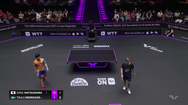 Tenis de masă | Finala WTT Champions Montpellier 2025: Sora Matsushima vs Truls Moregard