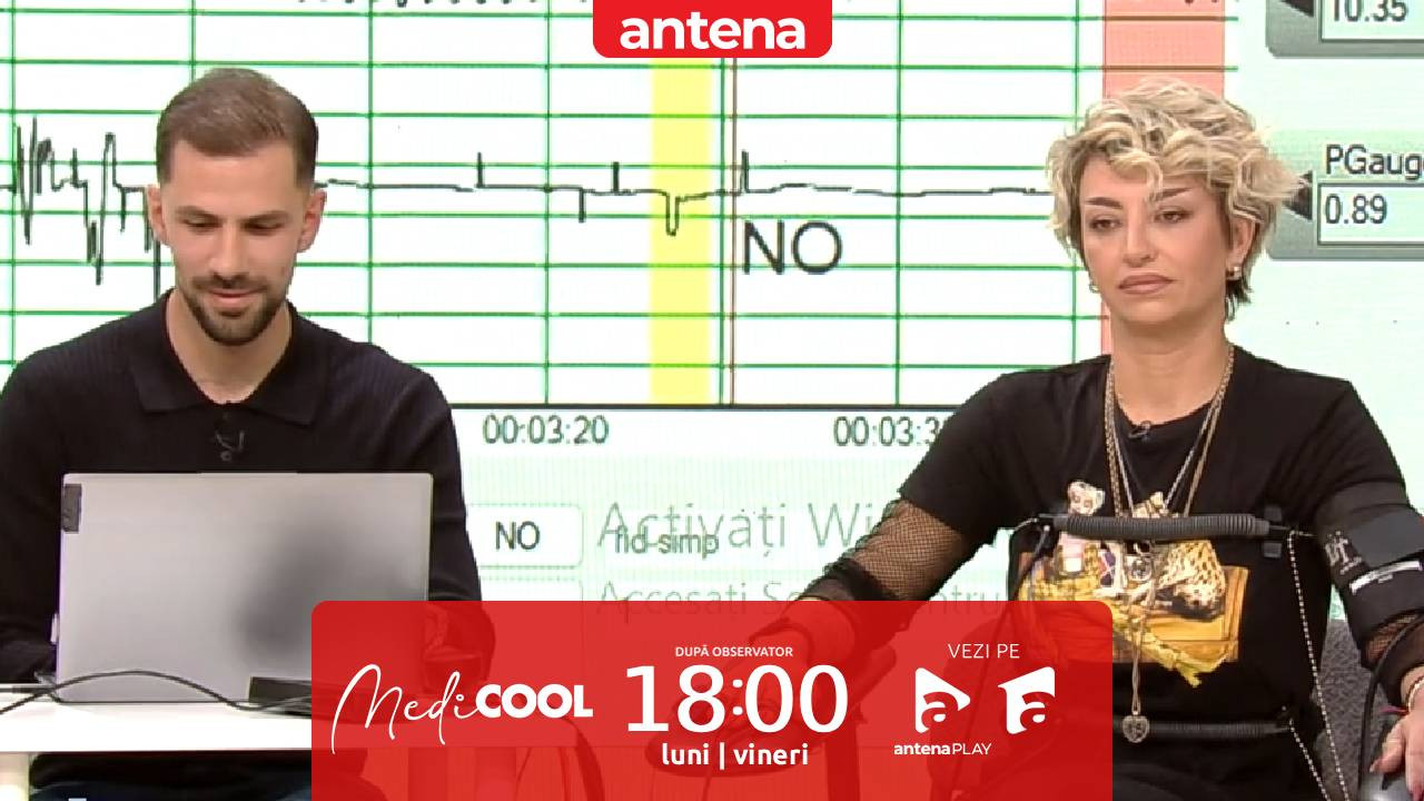 Medicool sezonul 9, 3 noiembrie 2025. Giulia și Vlad Huidu, față cu față cu detectorul de minciuni! Dezvăluiri neașteptate