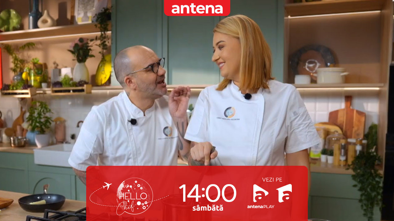 Hello Chef sezonul 10, 8 noiembrie 2025. Chef Samuel și Roxana Blenche, o nouă provocare în bucătărie! Ce rețete au de gătit pentru Florin Gardoș