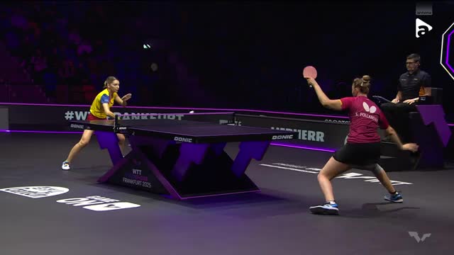 Tenis de masă | WTT Champions Frankfurt 2025: Bernadette Szocs vs Sofia Poilcanova