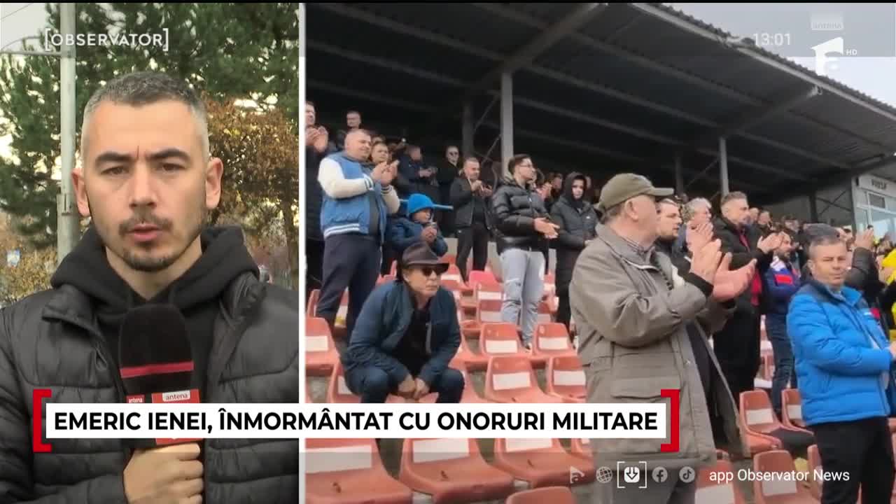 Emeric Ienei, înmormântat cu onoruri militare la Oradea