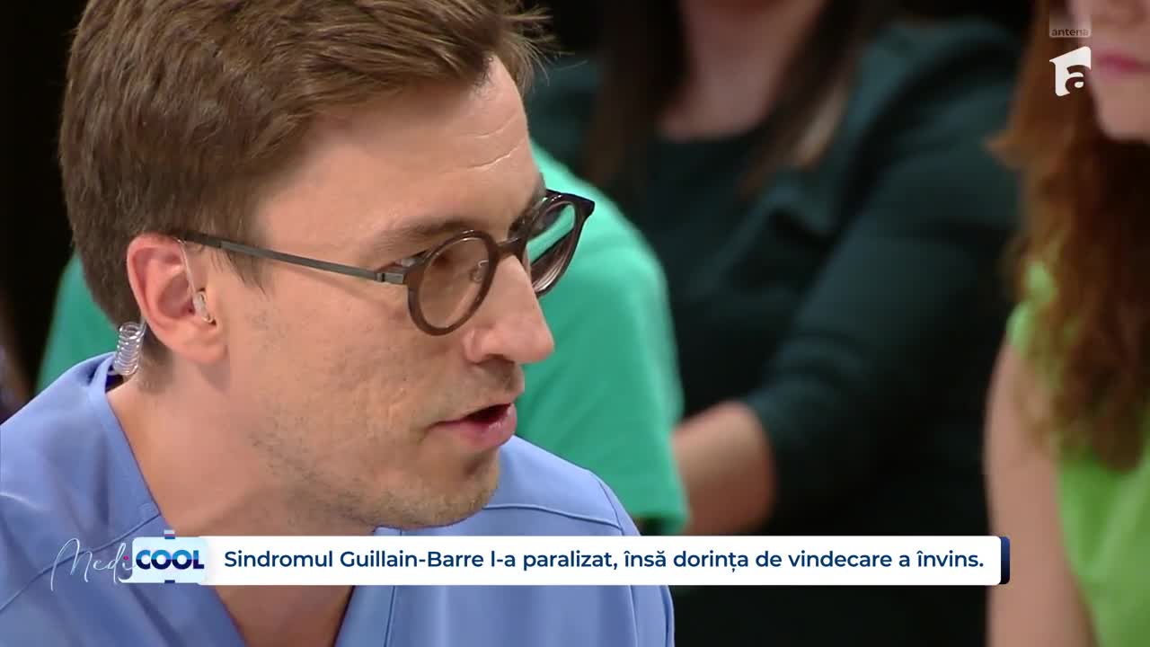 Medicool sezonul 9, 10 noiembrie 2025. Guillain-Barré: Boala rară care poate paraliza peste noapte. Cazul lui Rareș Ochenașu
