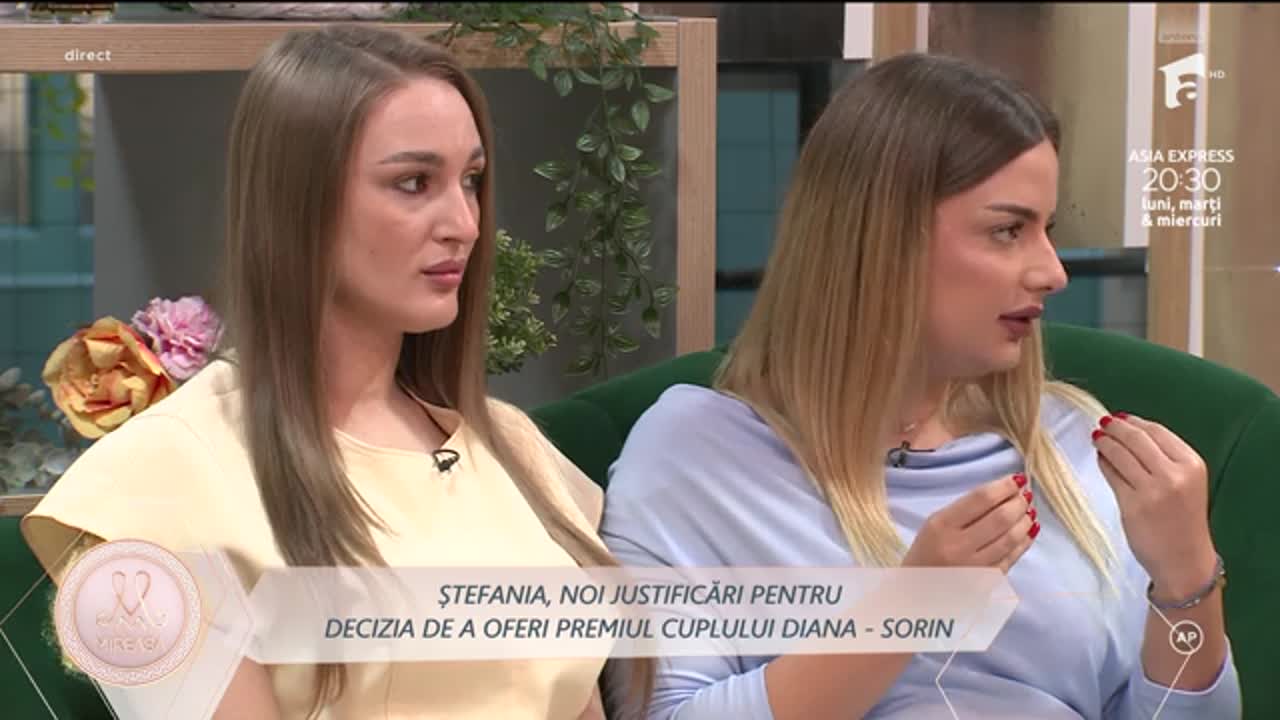 Mireasa sezonul 12, 10 noiembrie 2025. Momente tensionate! Iată de ce Ștefania a revocat premiul obținut de Denisa