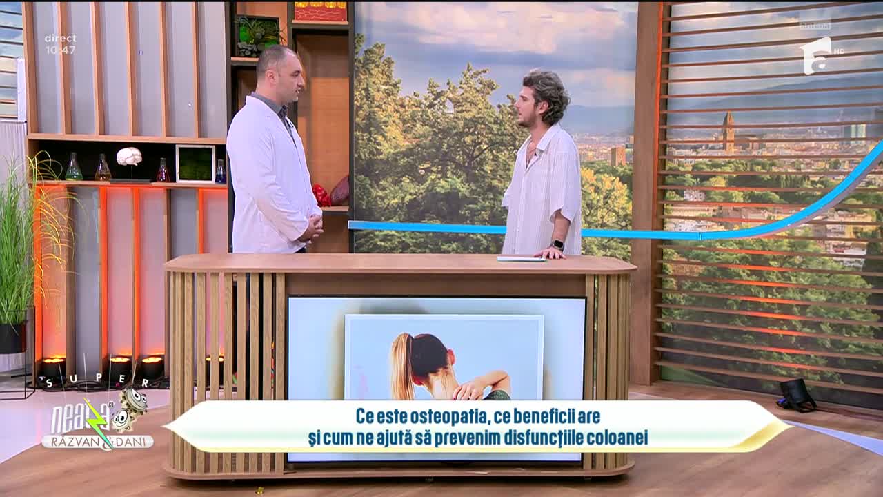 Super Neatza, 13 noiembrie 2025. Ce este osteopatia, ce beneficii are și cum ne ajută să prevenim disfuncțiile coloanei