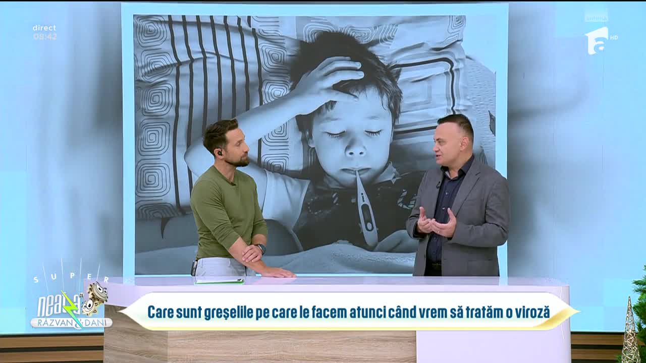 Super Neatza, 14 noiembrie 2025. Care sunt greșelile pe care le facem atunci când vrem să tratăm o viroză