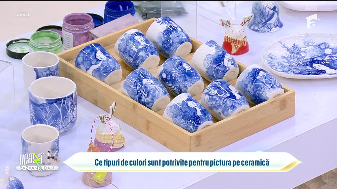 Super Neatza, 14 noiembrie  2025. Tenici de pictură pe ceramică