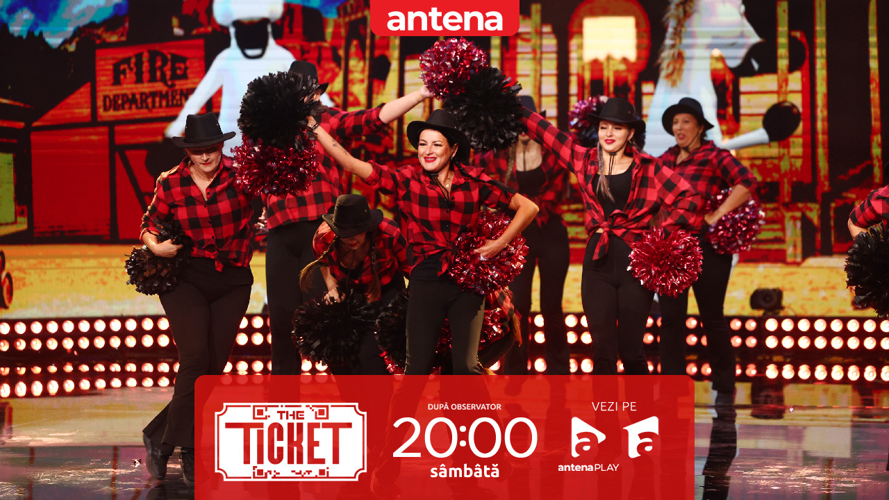 The Ticket, Sezonul 1, 15 noiembrie 2025. Trupa de dans Majorete Eclipse, un moment plin de viață pe scena show-ului