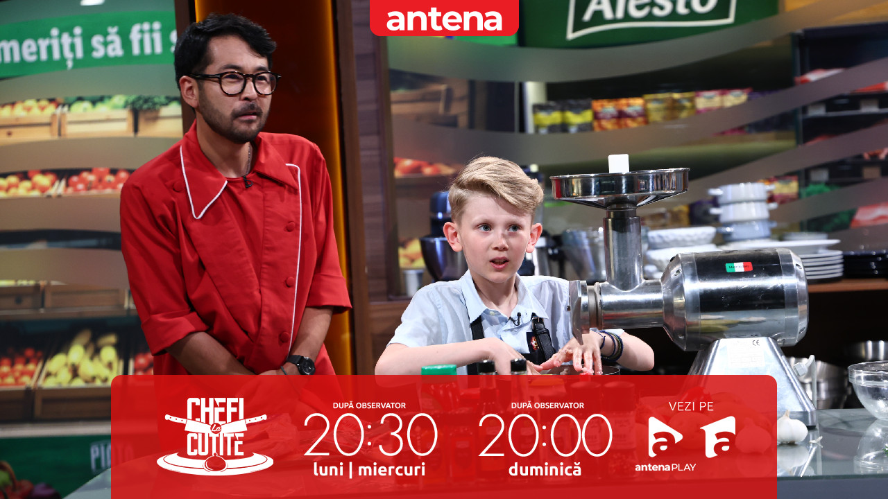 Chefi la cuțite | Sezonul 16, 16 noiembrie 2025. Cristian Filip, un puști extrem de pasionat de gătit. Energia sa debordantă i-a fascinat pe jurați!