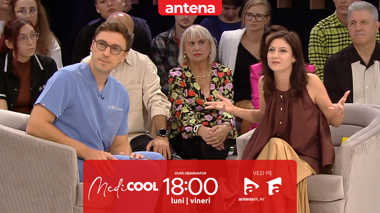 Medicool sezonul 9, 17 noiembrie 2025. Povestea actriței Ada Galeș: Am avut cancer, o tumoră pe cerul gurii. Nu durea deloc!