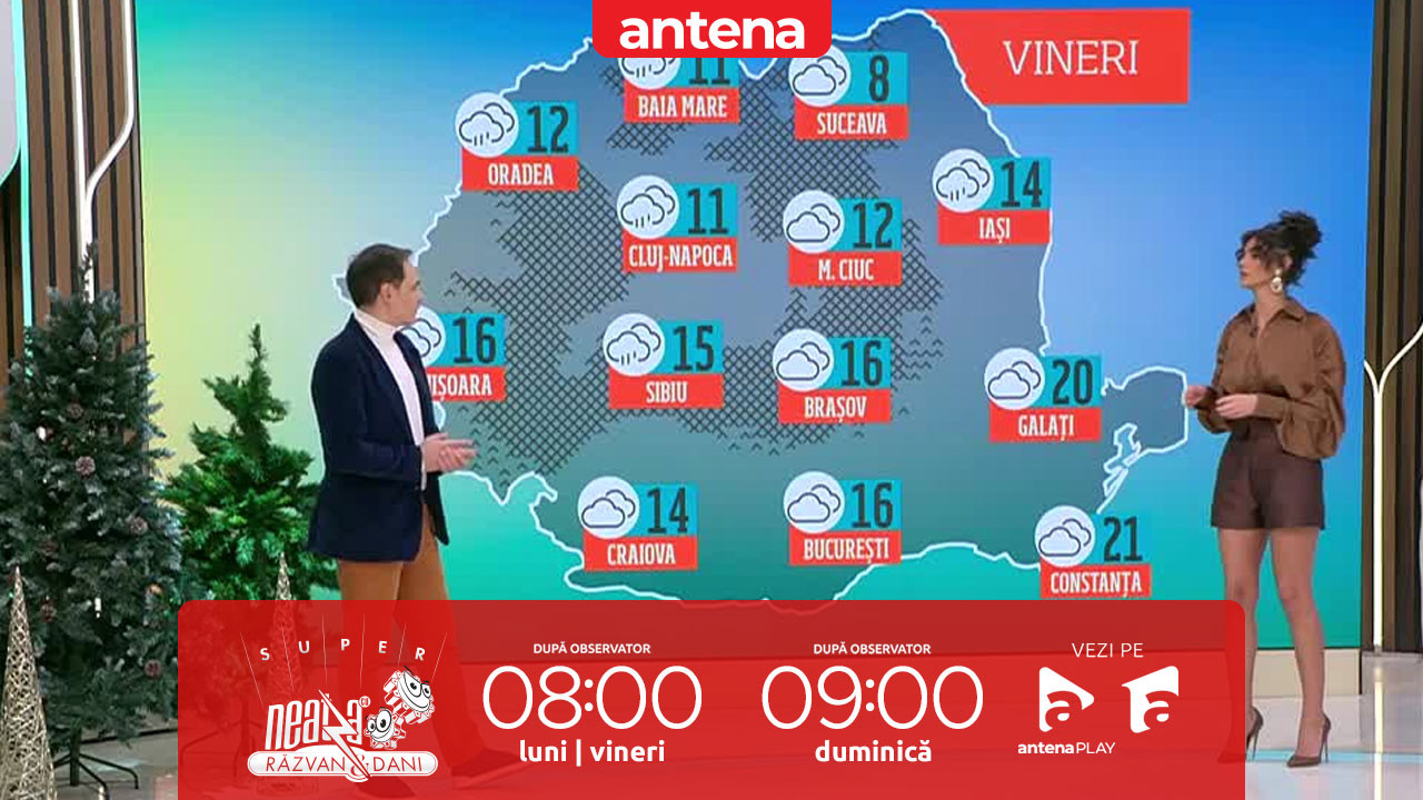 Super Neatza, 19 noiembrie  2025. Prognoza meteo cu Ramona Olaru: Cerul va fi mai mult acoperit