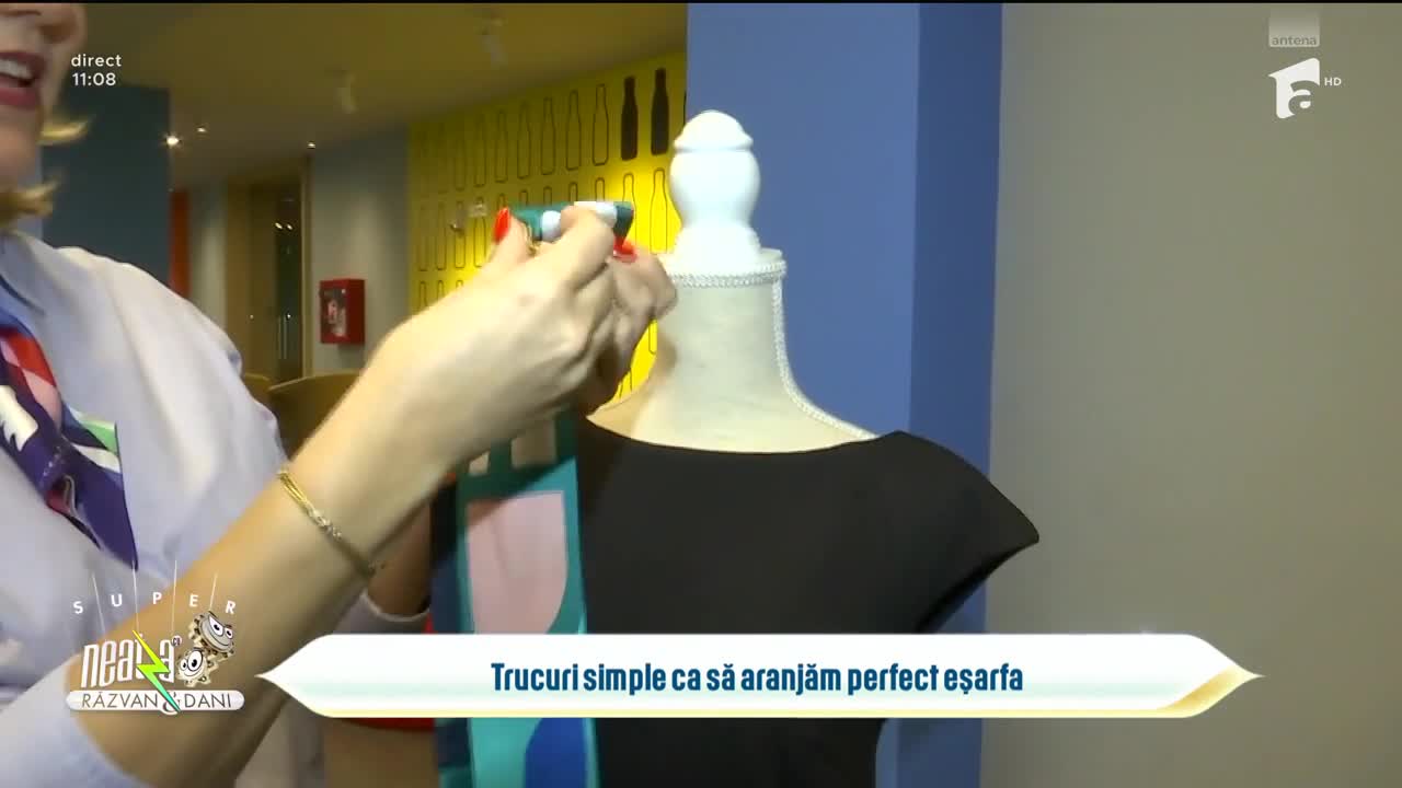 Super Neatza, 19 noiembrie 2025. Trucuri simple ca să aranjăm perfect eşarfa