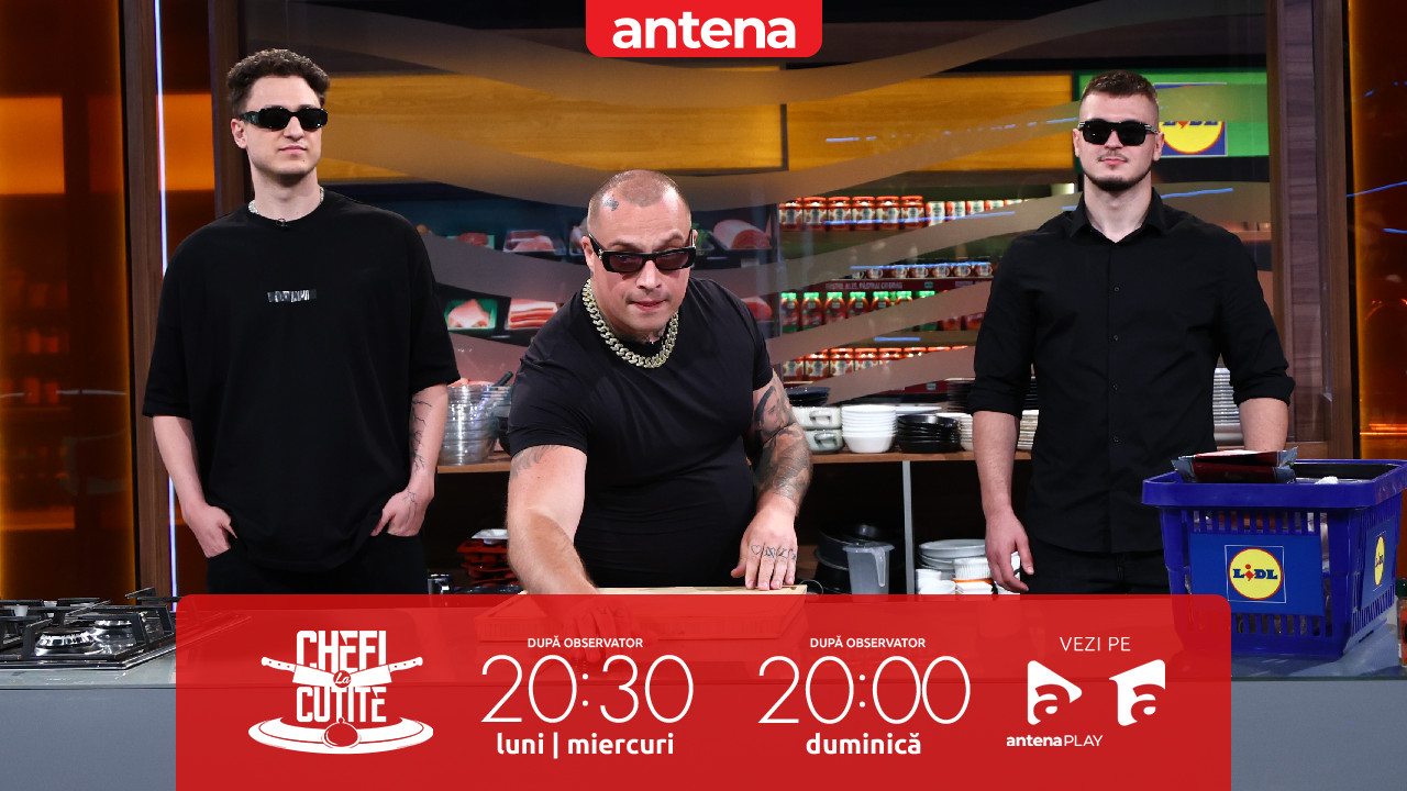 Chefi la cuțite | Sezonul 16, 26 noiembrie 2025. OG Eastbull, un rapper român din Italia, care deține un disc de aur și două de platină. A venit însoțit de două gărzi de corp