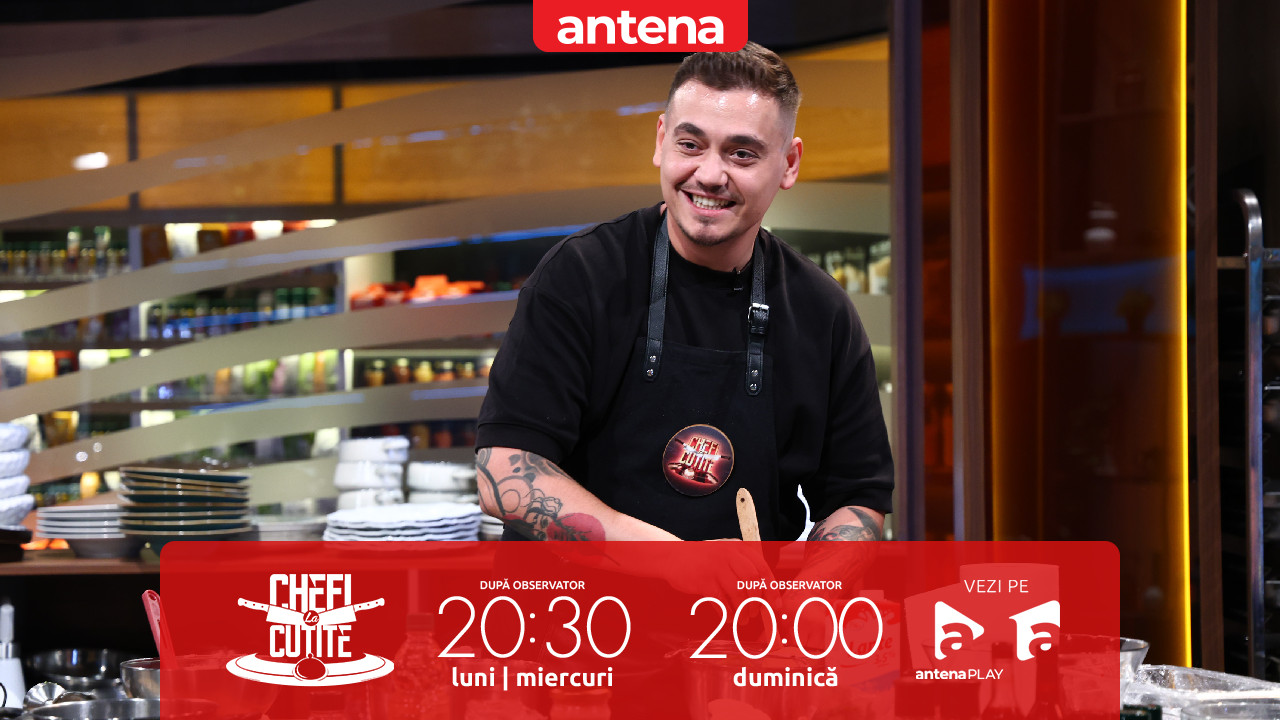 Chefi la cuțite | Sezonul 16, 26 noiembrie 2025. Radu Constantin, un tată de gemeni pasionat de bucătărie: Dețin un food truck cu smash burgeri