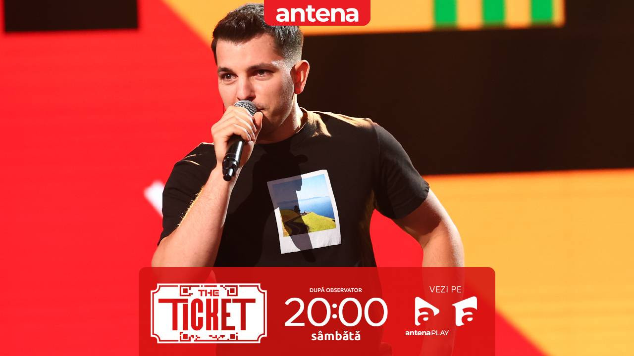 The Ticket, Sezonul 1, 29 noiembrie 2025. Ștefan Guțanu a intrat pe scenă cu un platou de mâncare pentru jurați! Umorul săi i-a adus peste 6.000 de lei