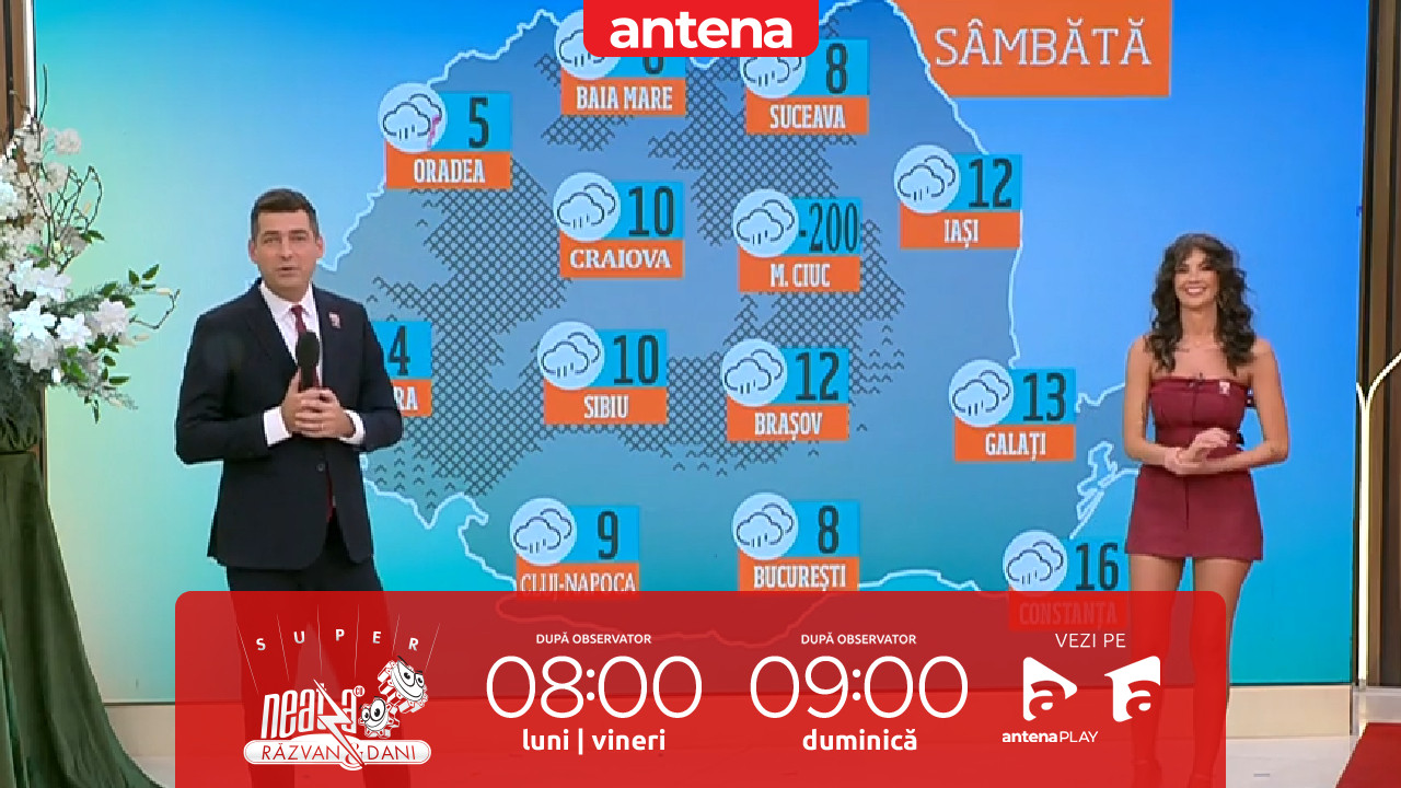 Super Neatza, 29 noiembrie 2025. Prognoza meteo cu Ramona Olaru și Mihai Jurca! Cum va fi vremea