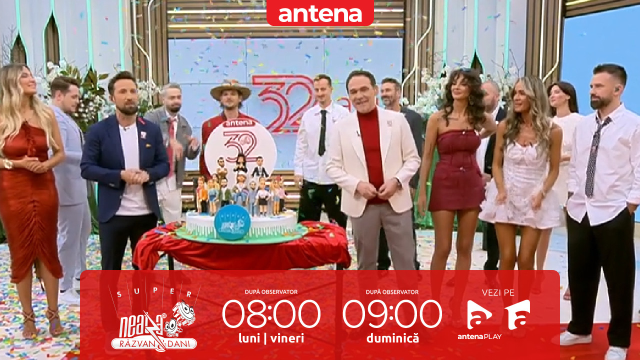 Super Neatza, 29 noiembrie 2025. La mulți ani, Antena 1! 32 de ani alături de telespectatori