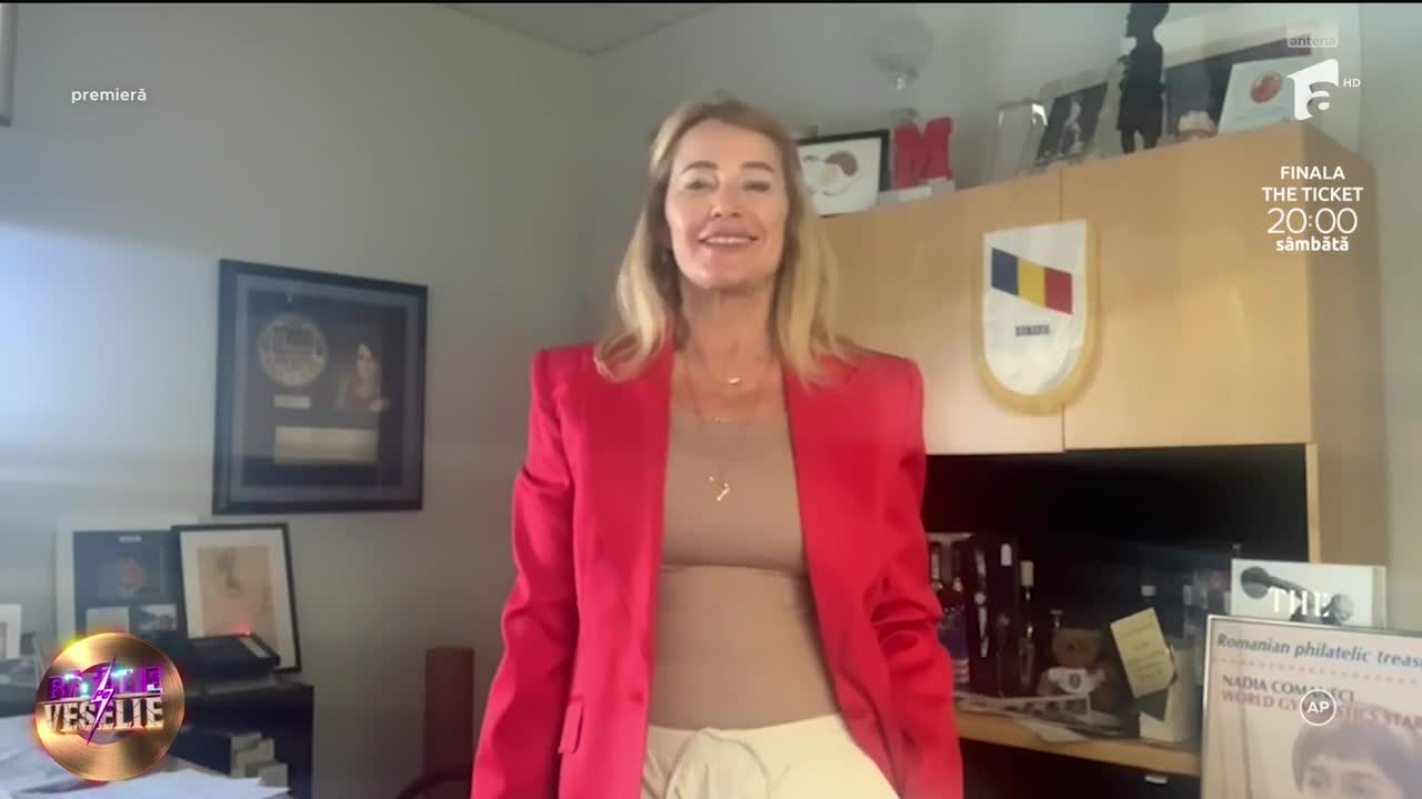Bătălie pe veselie, 1 decembrie 2025. Mesajul Nadiei Comăneci pentru toți românii