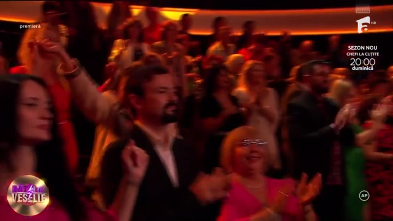 Bătălie pe veselie, 1 decembrie 2025. Amna cântă piesa Hai la joc flăcăi și fete