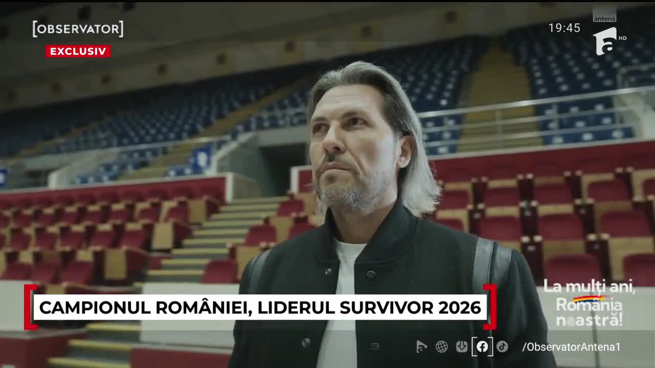 Campionul Adi Vasile, prezentatorul Survivor 2026
