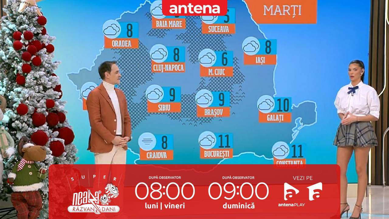 Super Neatza, 2 decembrie 2025. Prognoza meteo cu Ramona Olaru: Cer acoperit și ceață!