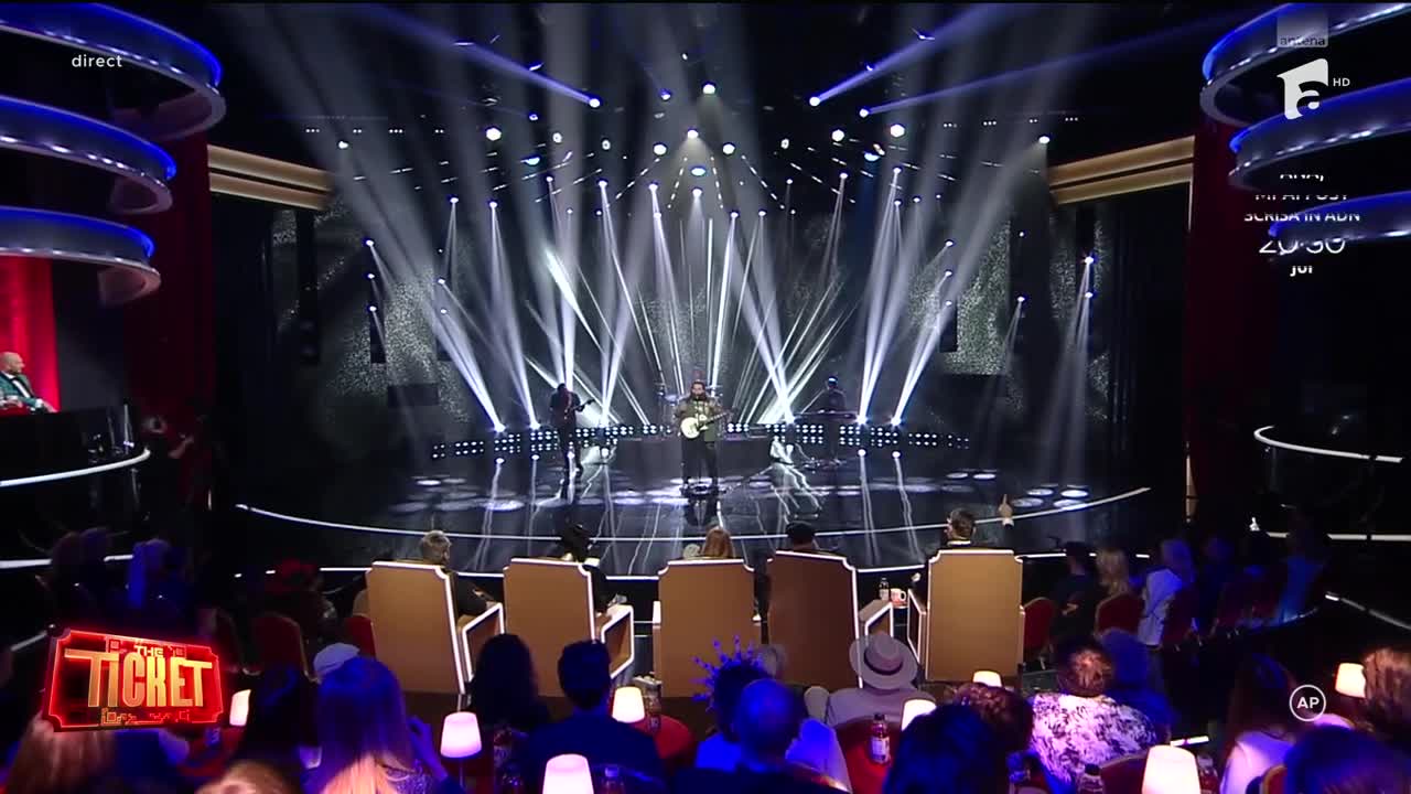 The Ticket, Sezonul 1, 6 decembrie 2025. Savin, moment exploziv pe scena Ticket! Ce a cântat în fața juriului