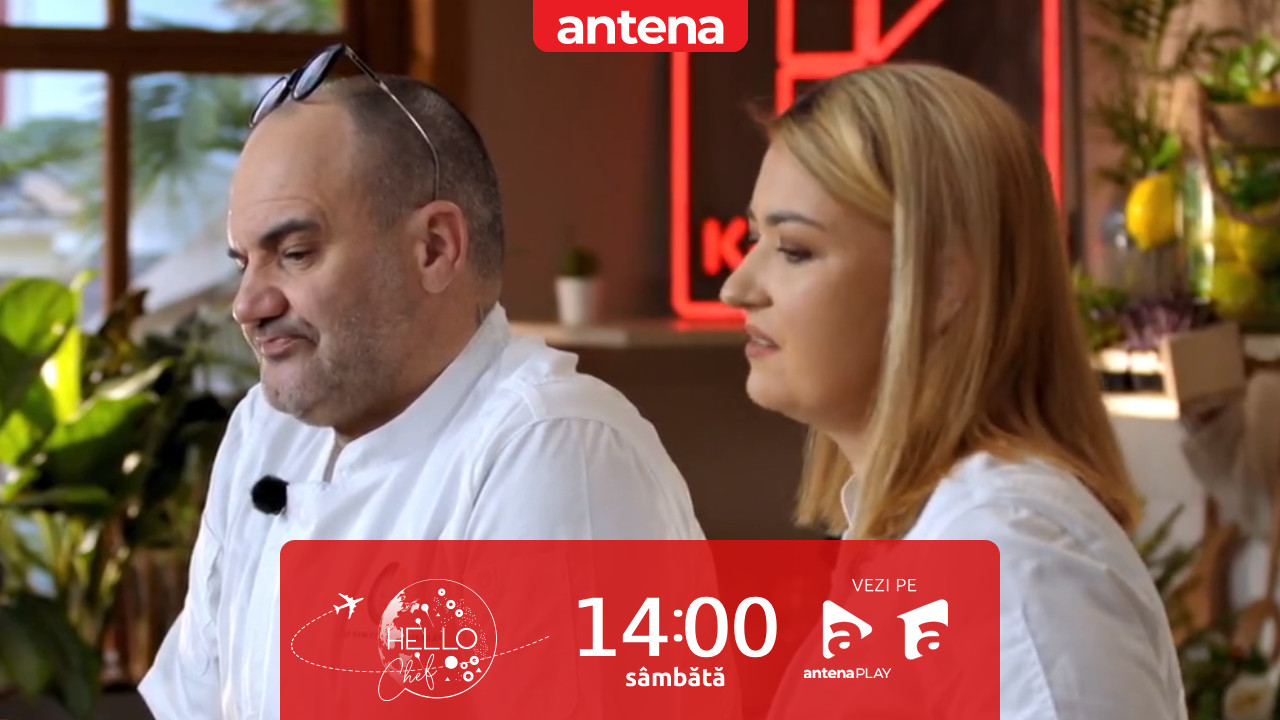 Hello Chef sezonul 10, 22 noiembrie 2025. Chef Samuel și Roxana Blenche, o nouă provocare în bucătărie! Ce rețete au de gătit pentru Monica și Leonard Doroftei