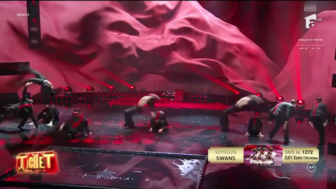 The Ticket, Sezonul 1, 6 decembrie 2025. Swans Nightmare, show total pe scenă! O nouă coregrafie neașteptată