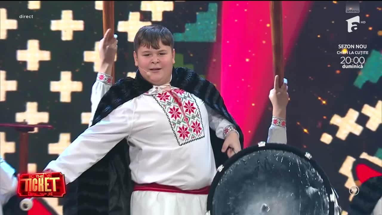 The Ticket, Sezonul 1, 6 decembrie 2025. Ansamblul Voiniceasca, show total pe scenă! Juriul este impresionat