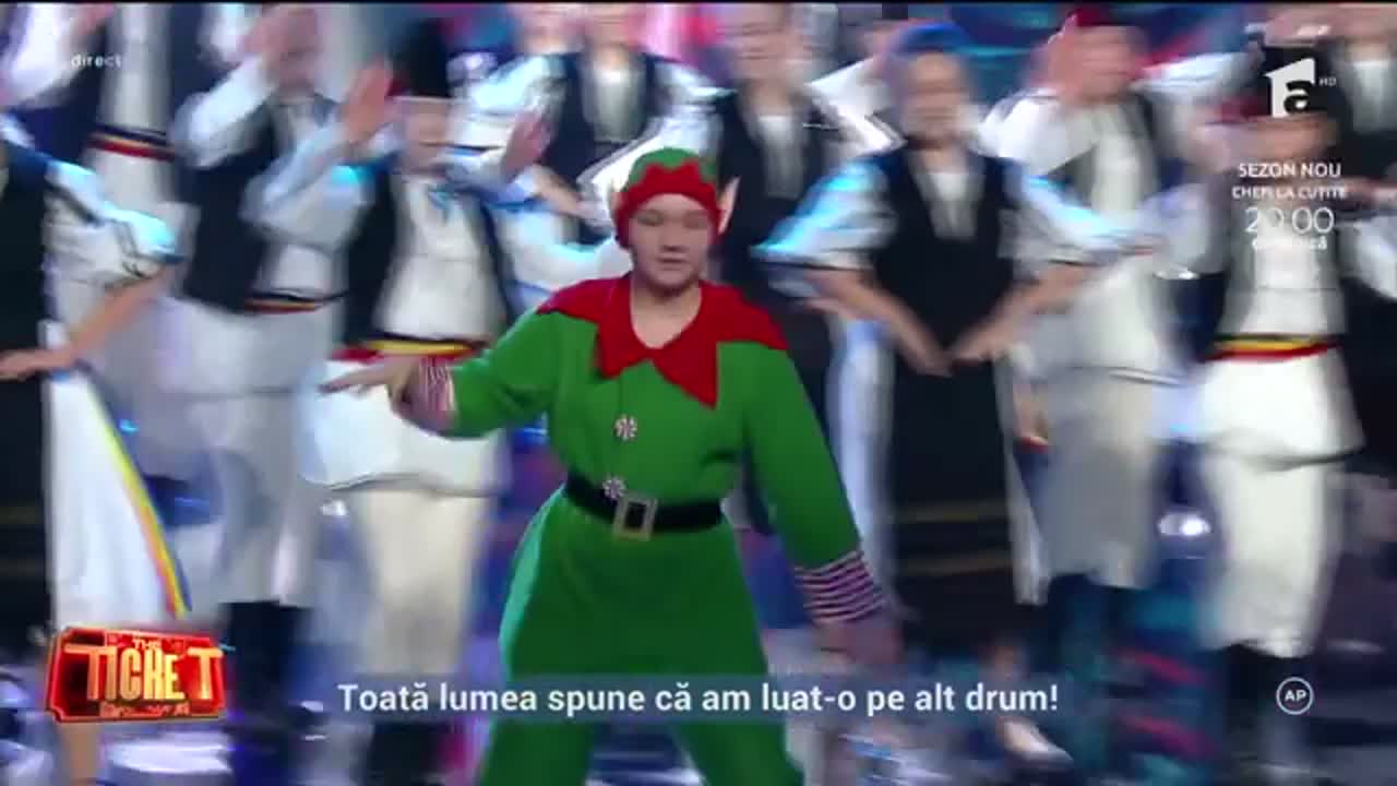 The Ticket, Sezonul 1, 6 decembrie 2025. Așa da! Ansamblul Valea Târnavelor, moment senzațional în marea finală