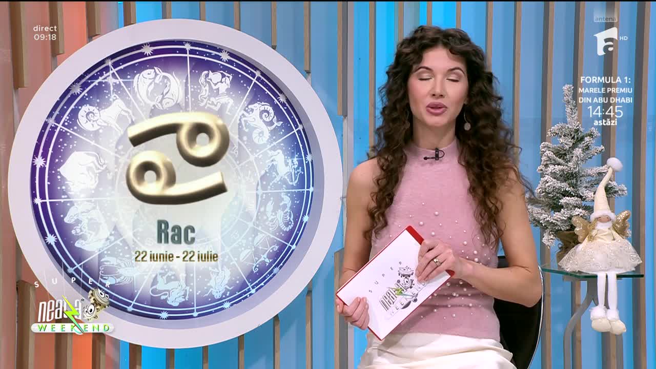 Super Neatza, 7 decembrie. Horoscopul Zilei cu Claudia Băcuță: Comunicarea funcționează foarte bine pentru nativi taur