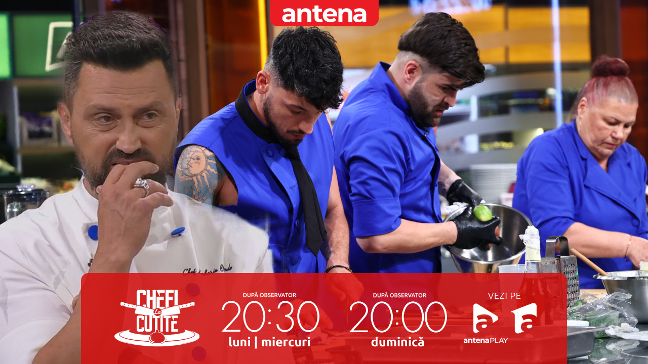 Chefi la cuțite | Sezonul 16, 8 decembrie 2025. Chef Richard Abou Zaki sparge o primă bombă și creează haos în echipele adversare