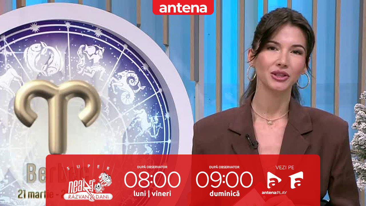 Super Neatza, 8 decembrie. Horoscopul Zilei cu Claudia Băcuță: Berbecii pot avea parte de tensiuni!