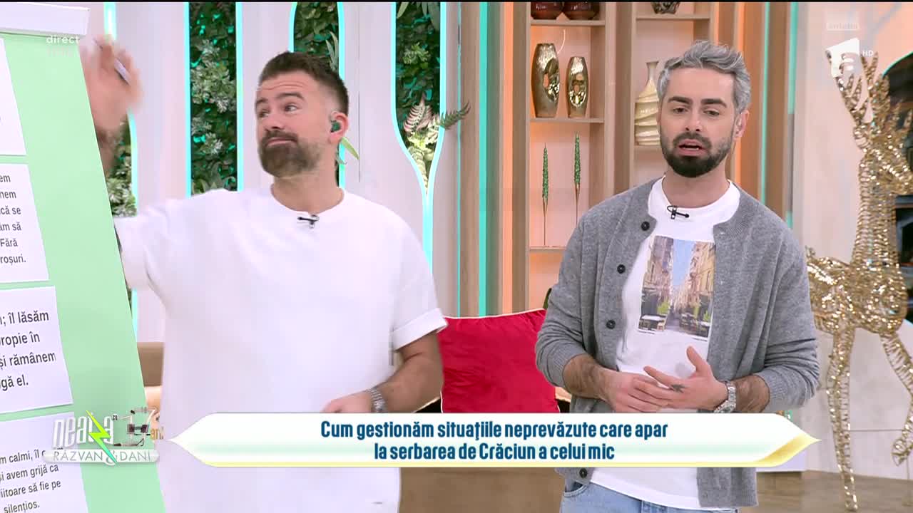 Super Neatza, 9 decembrie 2025. Cum gestionăm situațiile neprevăzute care apar la serbarea de Crăciun a celui mic