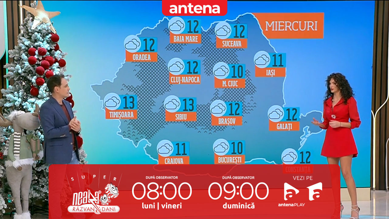 Super Neatza, 10 decembrie 2025. Prognoza meteo cu Ramona Olaru: Vreme deosebit de caldă!