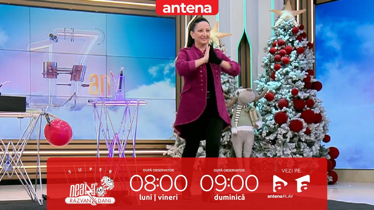 Super Neatza, 12 decembrie 2025.  Magia bulelor de săpun! Spectacolul Claudiei Stroe