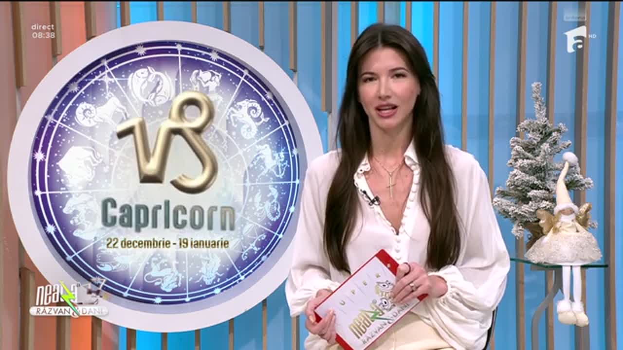 Super Neatza, 12 decembrie 2025. Horoscopul Zilei cu Claudia Băcuță: Racii ar putea avea parte de blocaje sau neînțelegeri