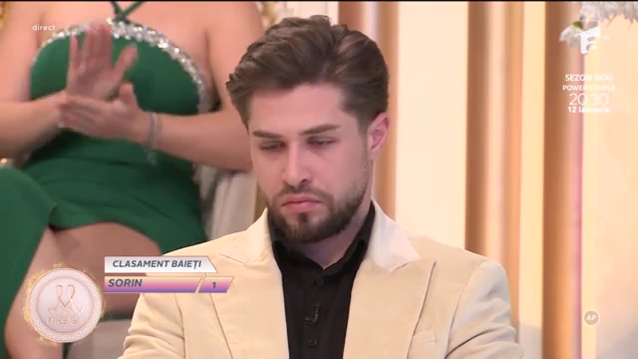 Mireasa sezonul 12, 12 decembrie 2025. Topul publicului. Diana se gândește să plece din competiție!