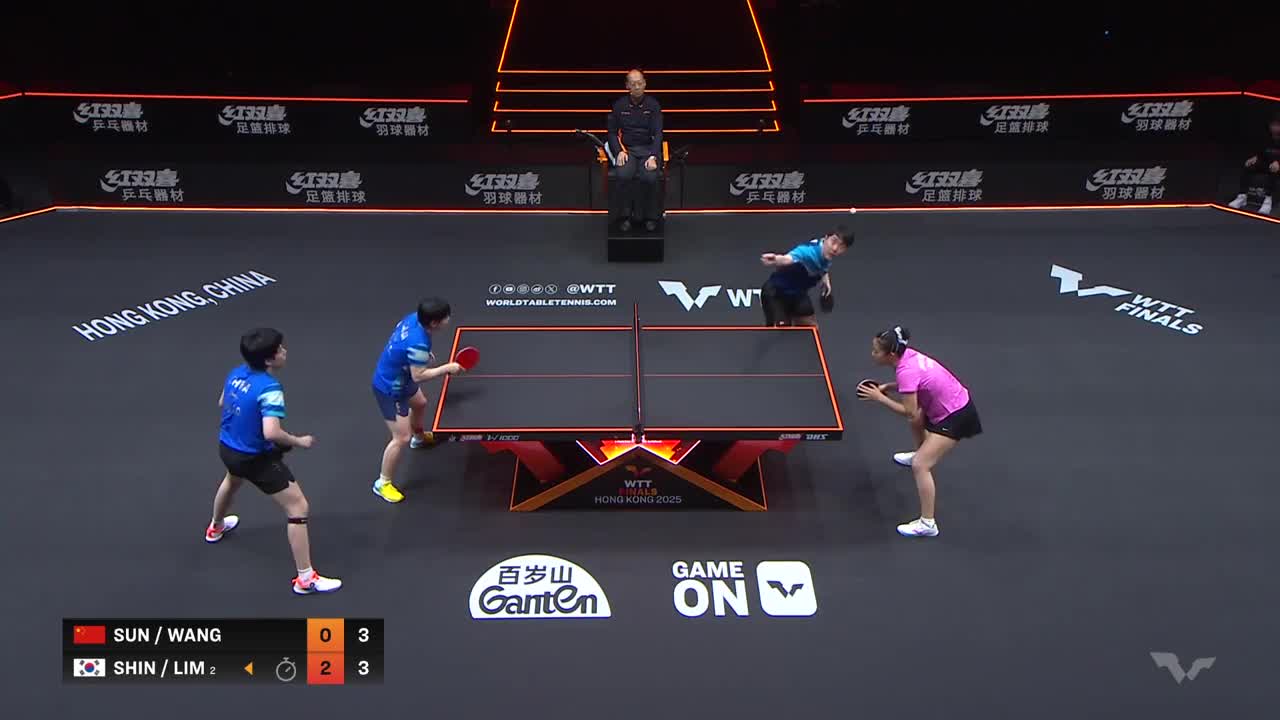 Tenis de masă | WTT Finals Hong Kong 2025: Finala de dublu mixt