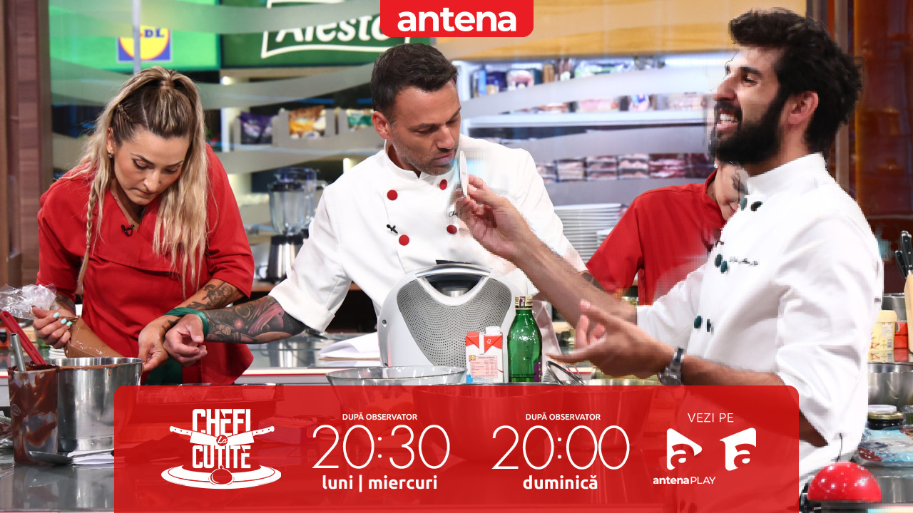 Chefi la cuțite | Sezonul 16, 14 decembrie 2025. Chef Richard a "lovit" cu amuleta care le impune concurenților să gătească legați la mâini