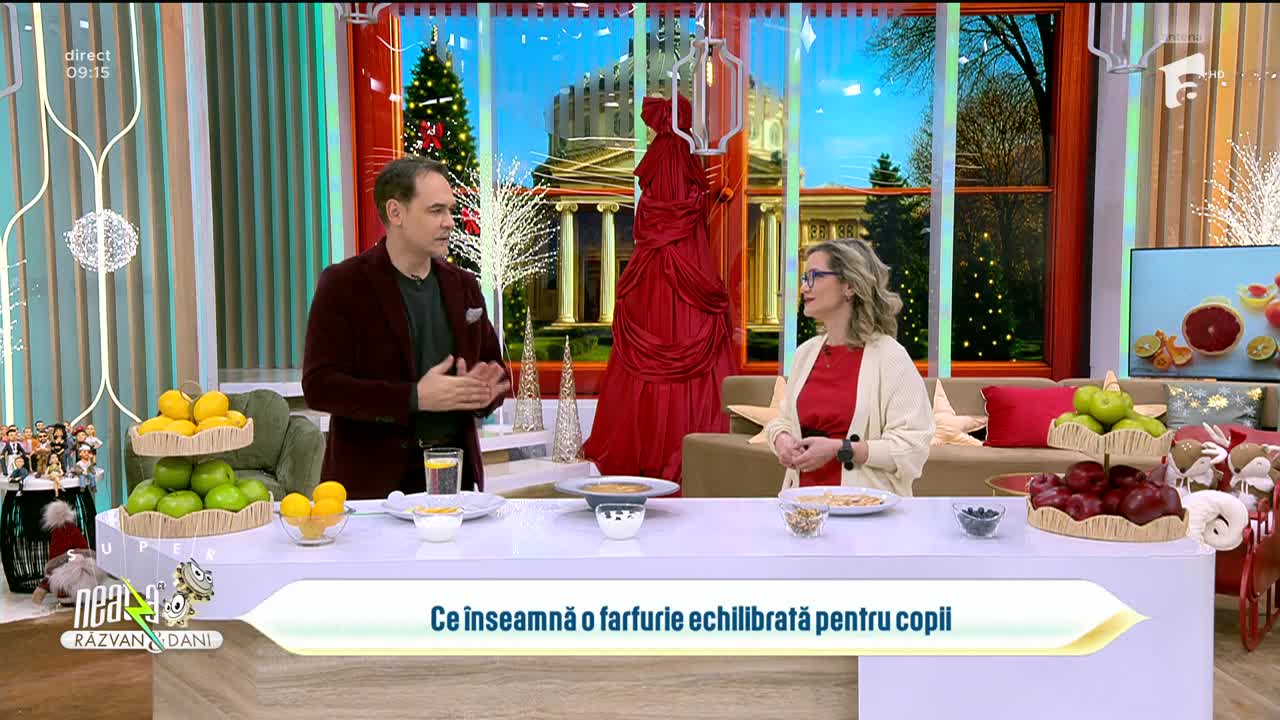 Super Neatza, 15 decembrie 2025. Cum mănâncă un copil sănătos: 5 reguli esențiale