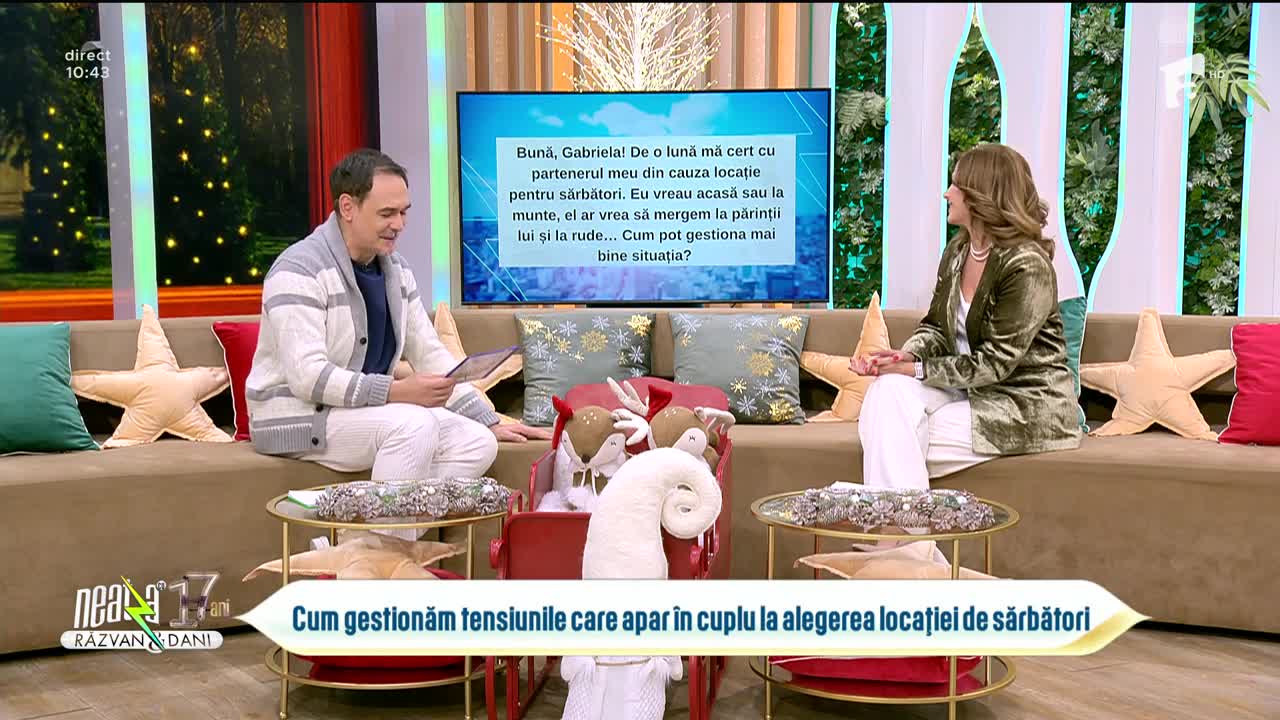 Super Neatza, 16 decembrie 2025. Cum gestionăm tensiunile din cuplu la alegerea locației de sărbători