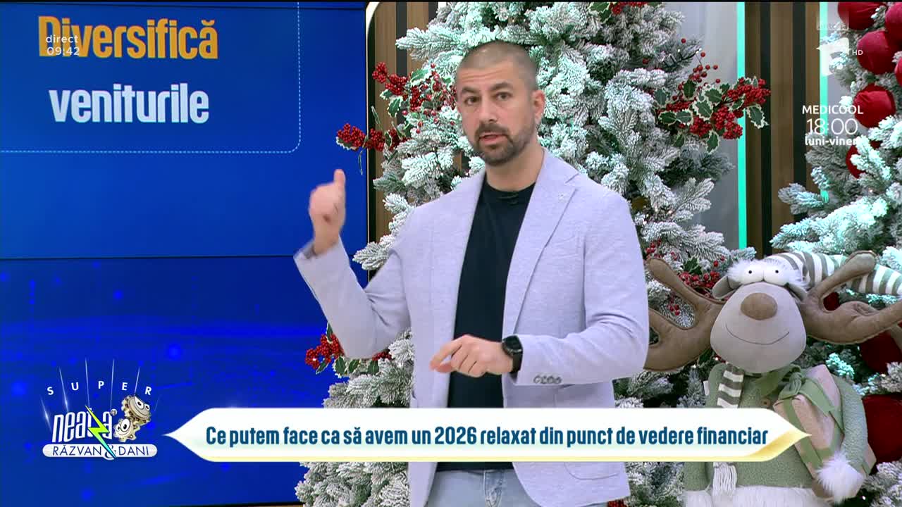 Super Neatza, 17 decembrie 2025. Sfaturi financiare pentru finalul de an de la Adrian Măniuțiu: &bdquo;Micile sume contează&rdquo;