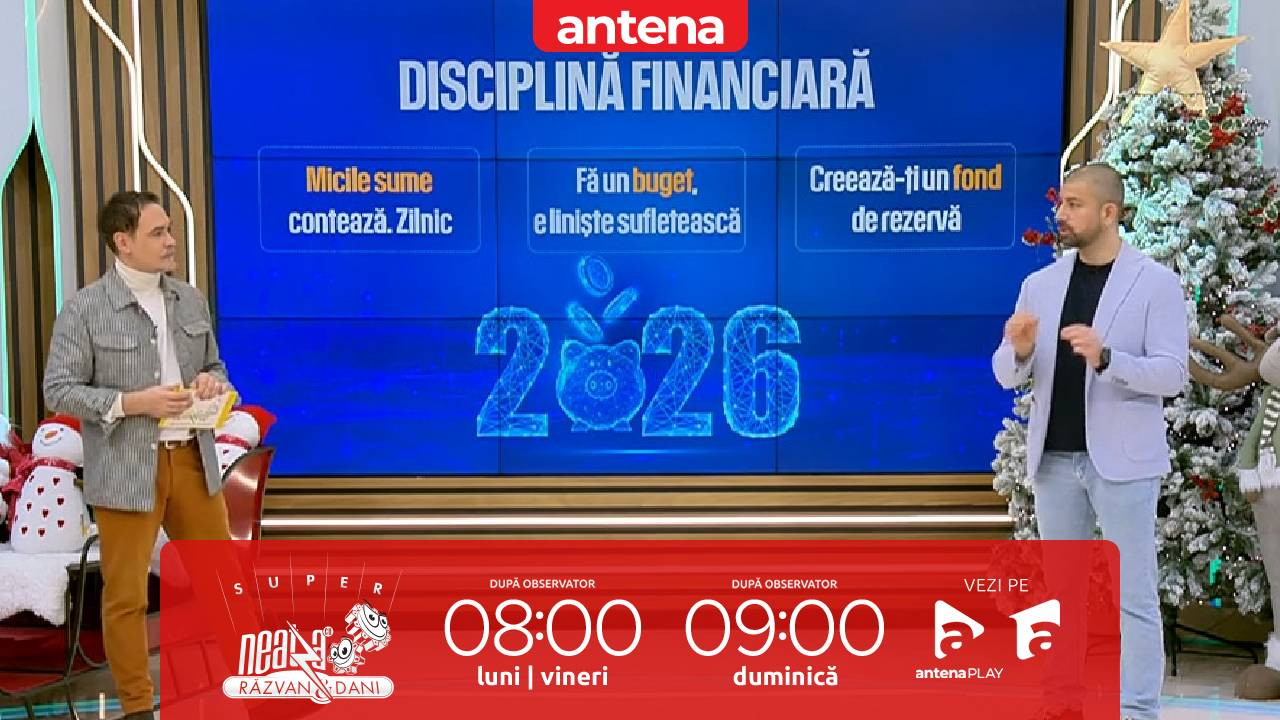 Super Neatza, 17 decembrie 2025. Sfaturi financiare pentru finalul de an de la Adrian Măniuțiu: &bdquo;Micile sume contează&rdquo;